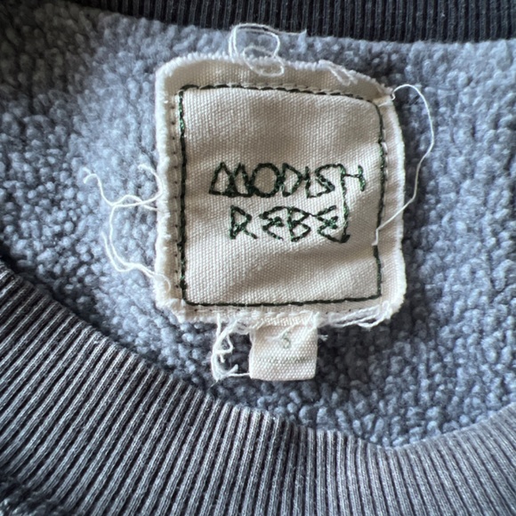 Modish Rebel Skyline Graphic Fleece Crewneck - Picture 3 of 5